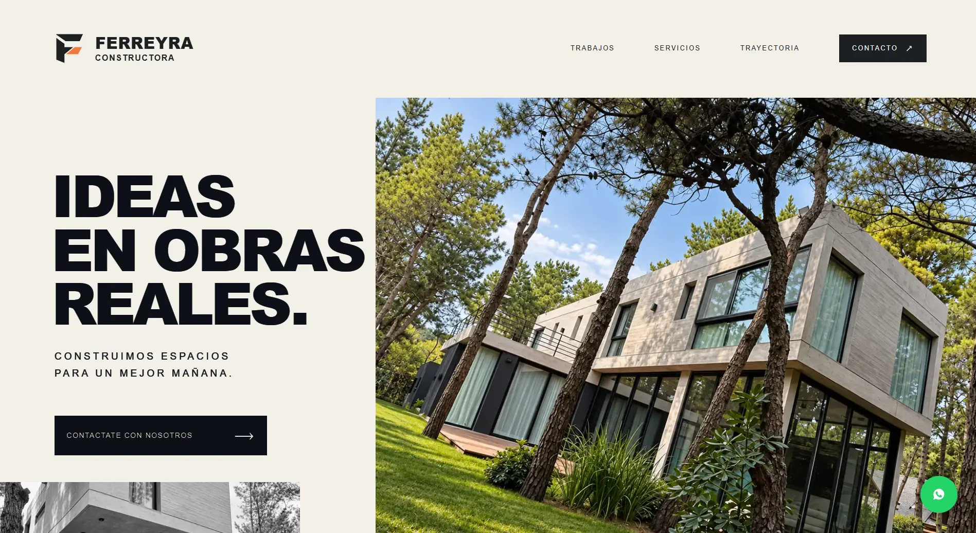 Ferreyra Constructora – sitio web