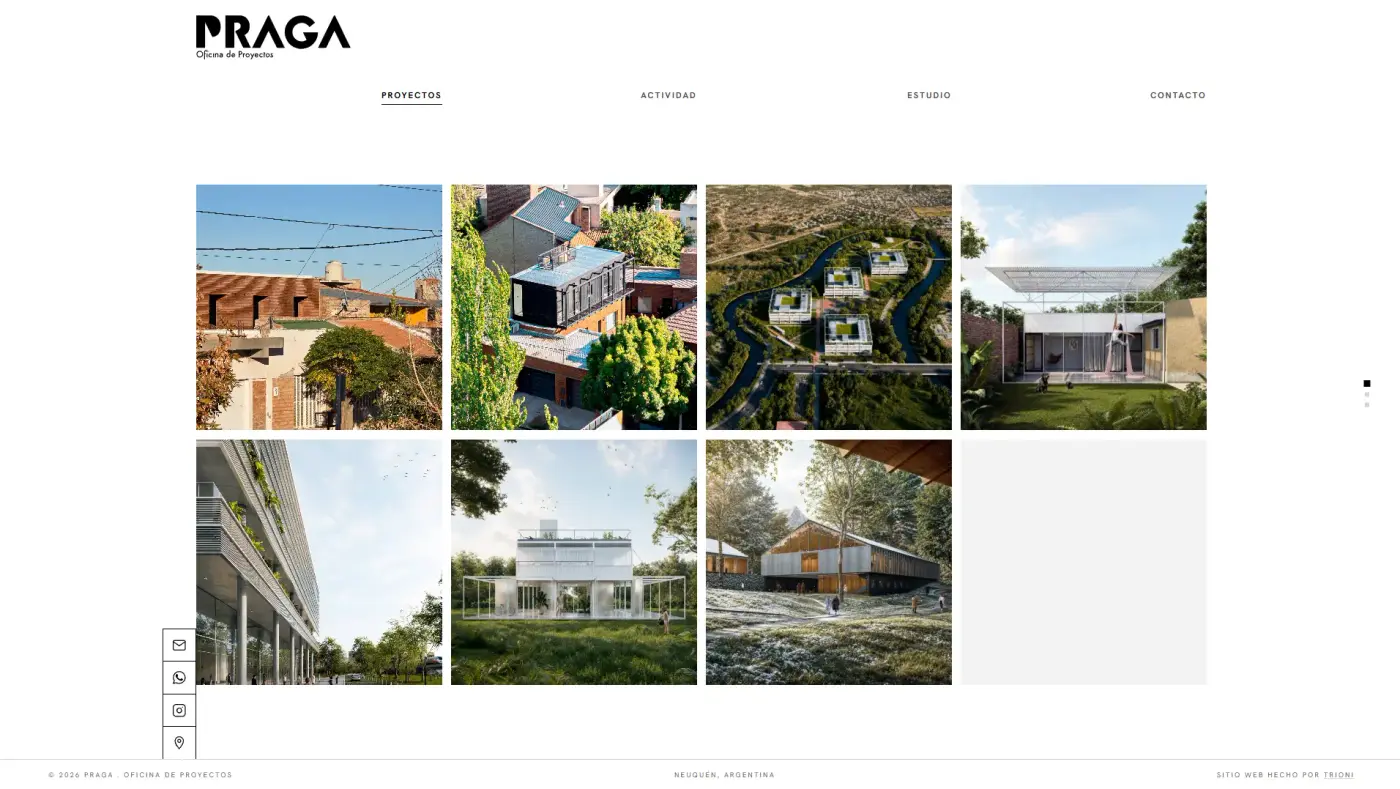 PRAGA – sitio web